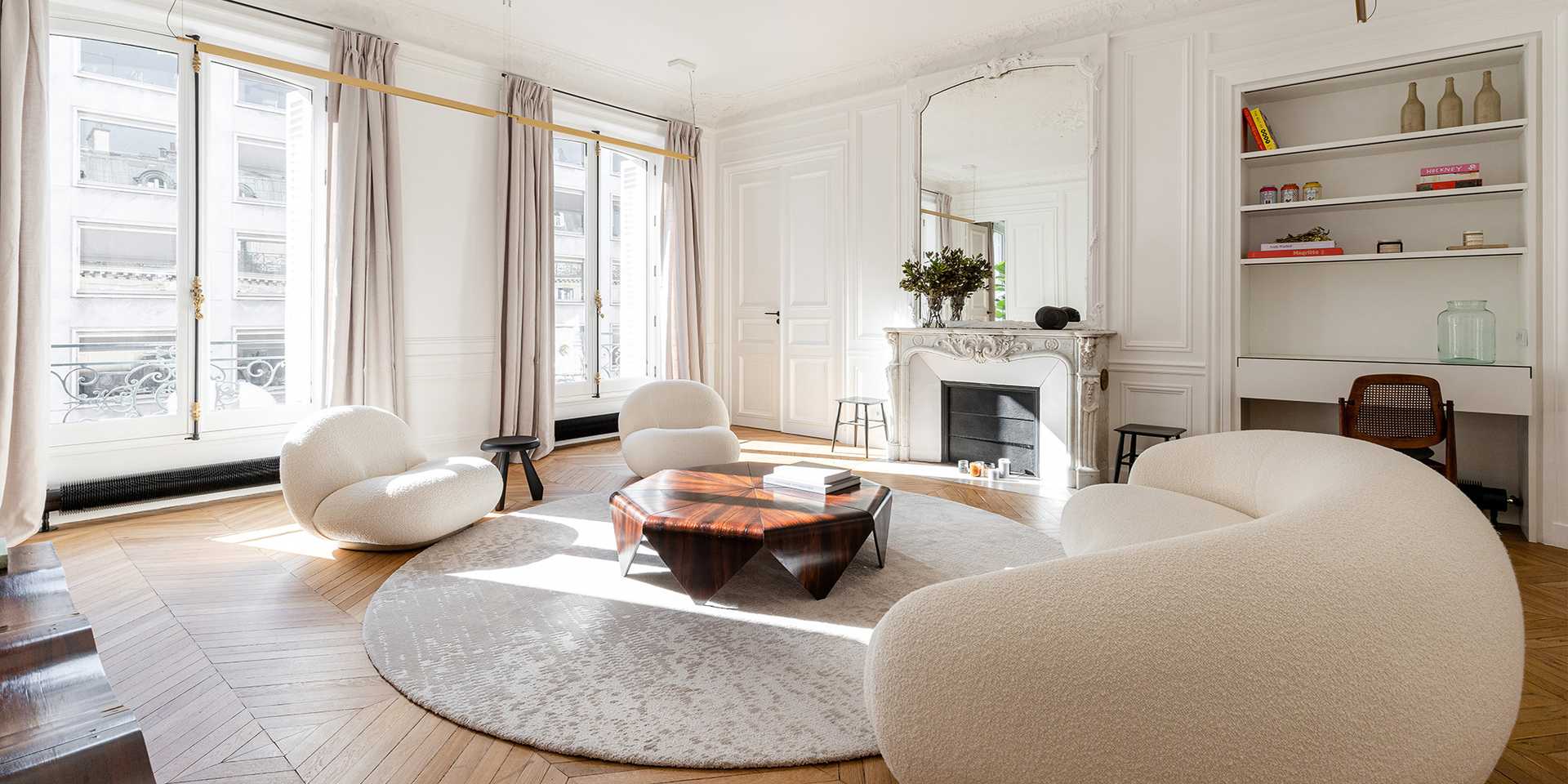 Living room interior design in Lyon