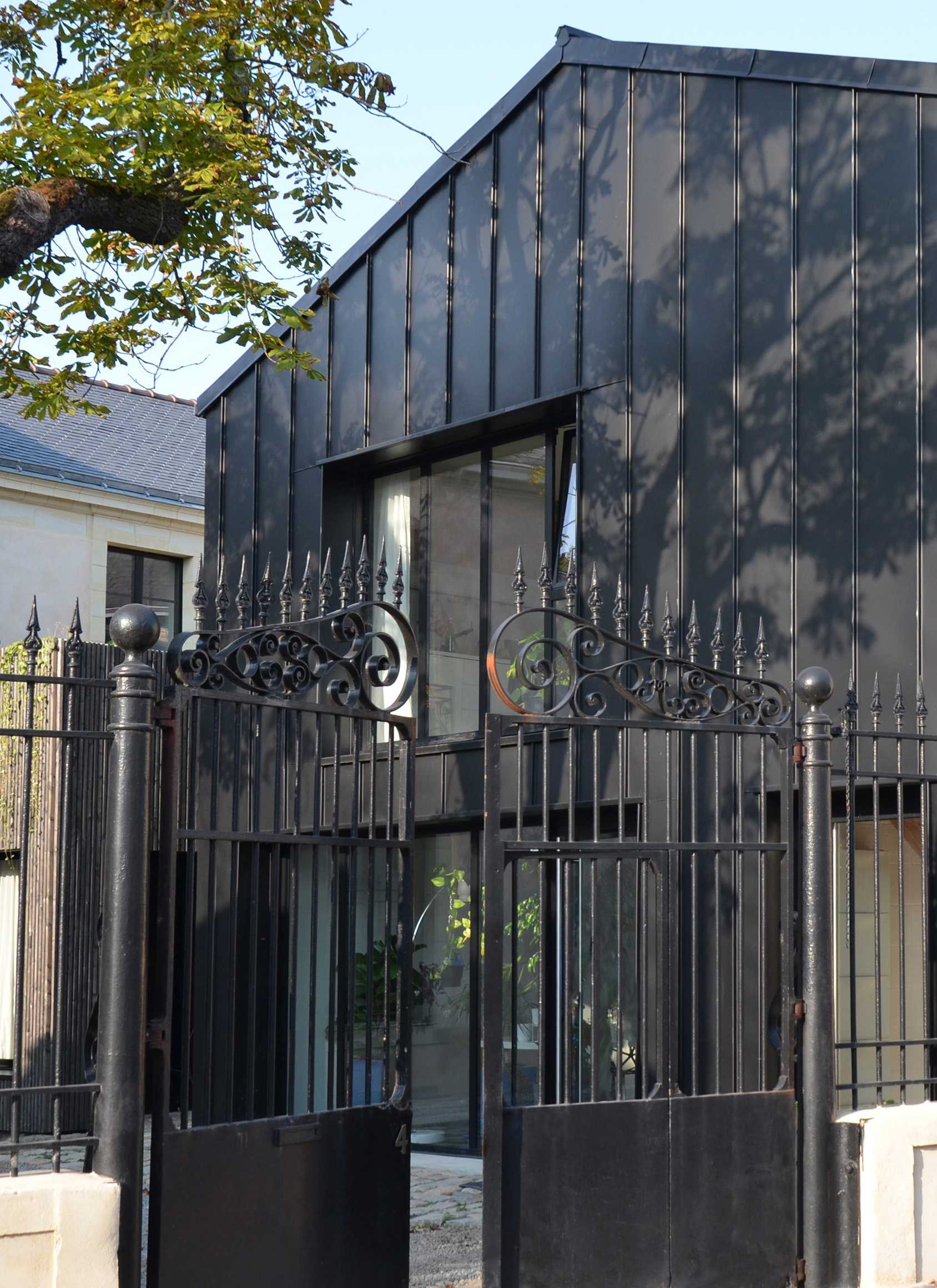 Extension d'une maison ancienne conçue par un architecte dans la région de Lyon