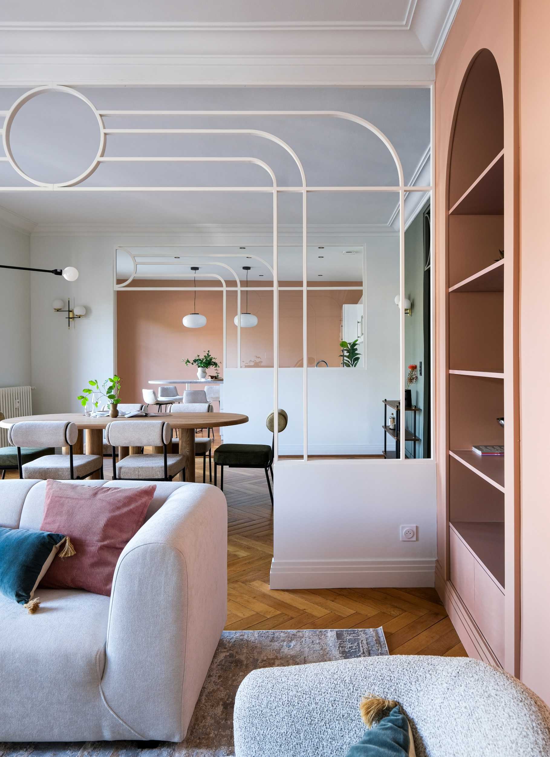 Décoration d'un appartement canut à Lyon par un architecte d'intérieur